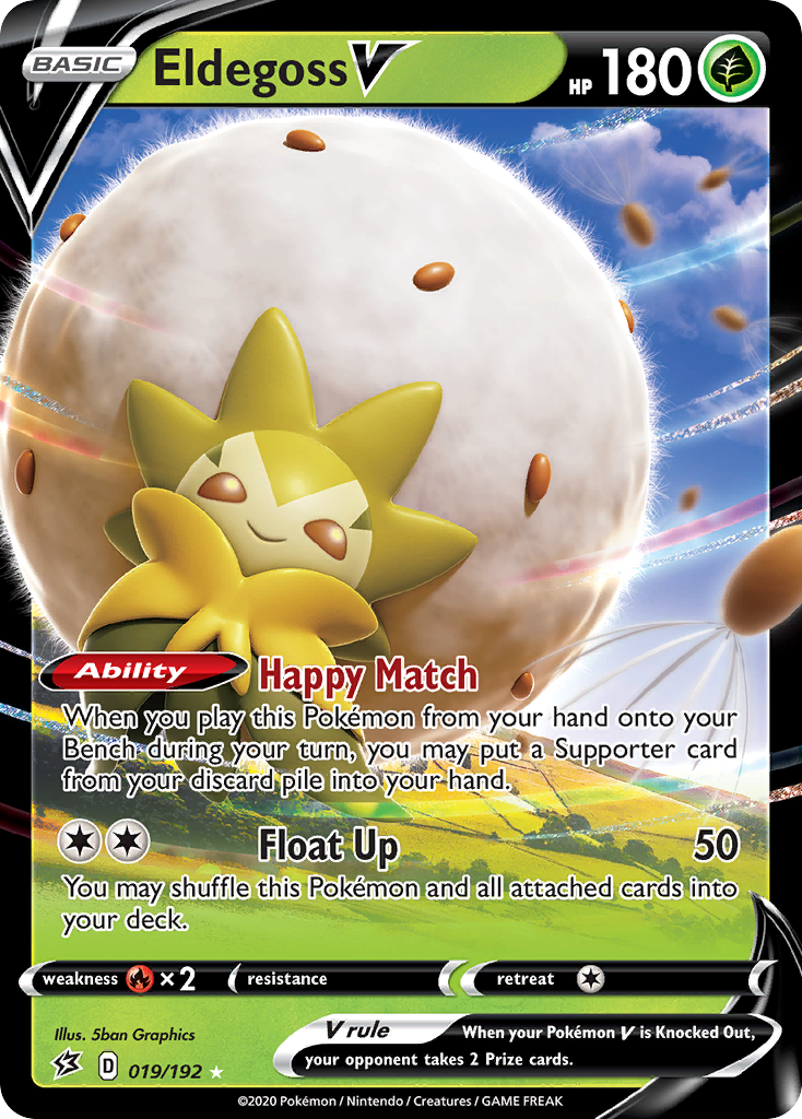 Eldegoss V (019/192) [Espada y escudo: Choque rebelde] 