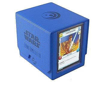 Caja de Mazo + Caja de Token - Star Wars Unlimited - Deck  Pod-  Azul