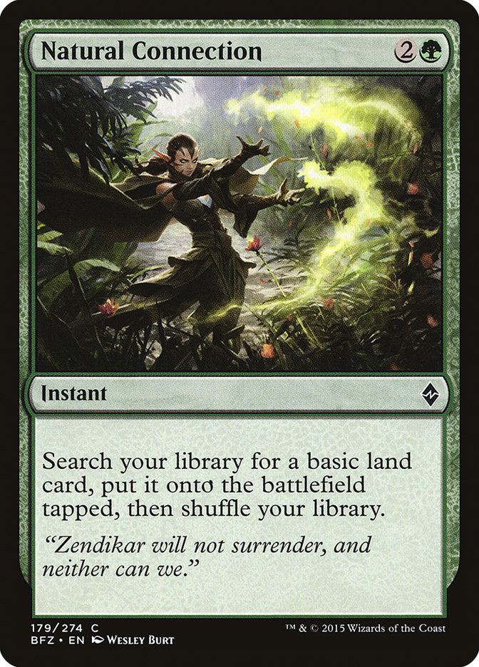 Conexión natural [Batalla por Zendikar] 