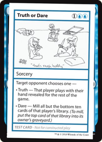 Verdad o Reto (Edición 2021) [Tarjetas de prueba de juego Mystery Booster] 