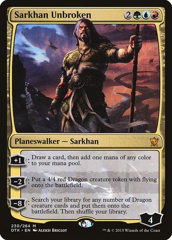 Sarkhan Inquebrantable [Dragones de Tarkir] 