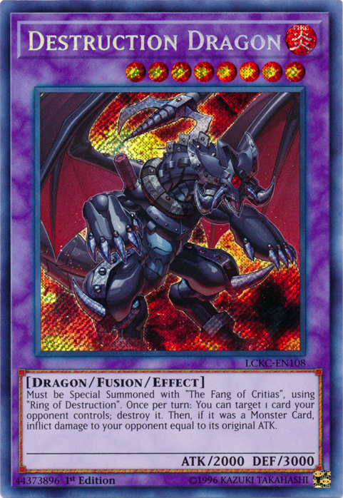 Dragón de la Destrucción [LCKC-EN108] Secreto Raro 