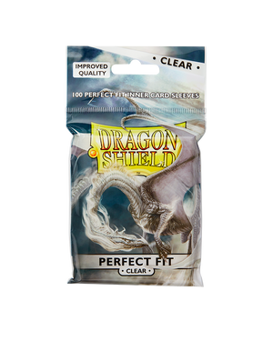 Dragon Shield Perfect Fit Sleeves - Standard - Clear/Clear (100 protectores)
