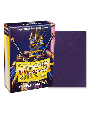 Dragon Shield Sleeves - JAPANESE SIZE - Matte Purple (60 protectores)