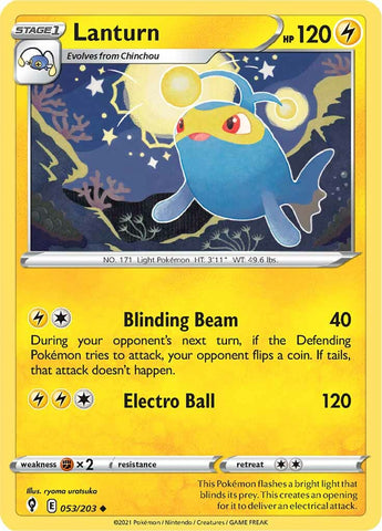 Lanturn (053/203) [Espada y escudo: cielos en evolución] 
