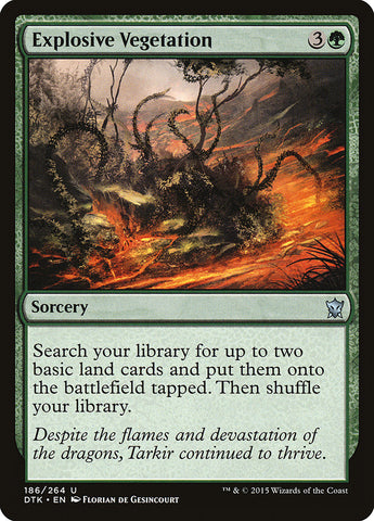 Vegetación explosiva [Dragones de Tarkir] 