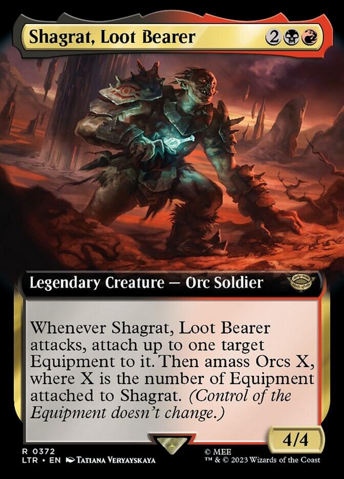 Shagrat, portador del botín (arte extendido) [El Señor de los Anillos: Cuentos de la Tierra Media] 