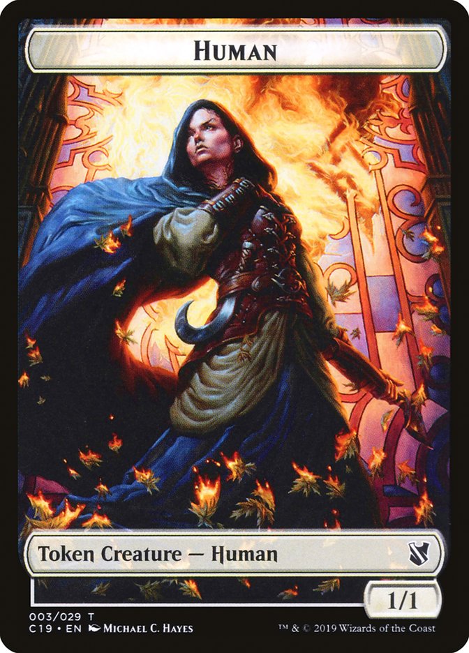 Drake // Token humano de doble cara [Tokens Commander 2019] 