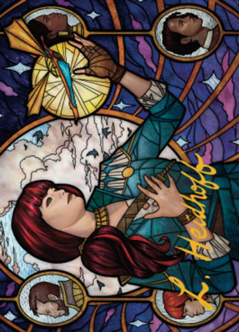 Tarjeta de arte Jhoira, innovadora eterna (firma estampada en oro) [Serie de arte Dominaria United] 