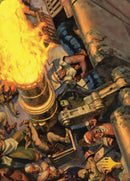 Tarjeta artística de Mana Cannons (firma estampada en oro) [Serie de arte Dominaria United] 