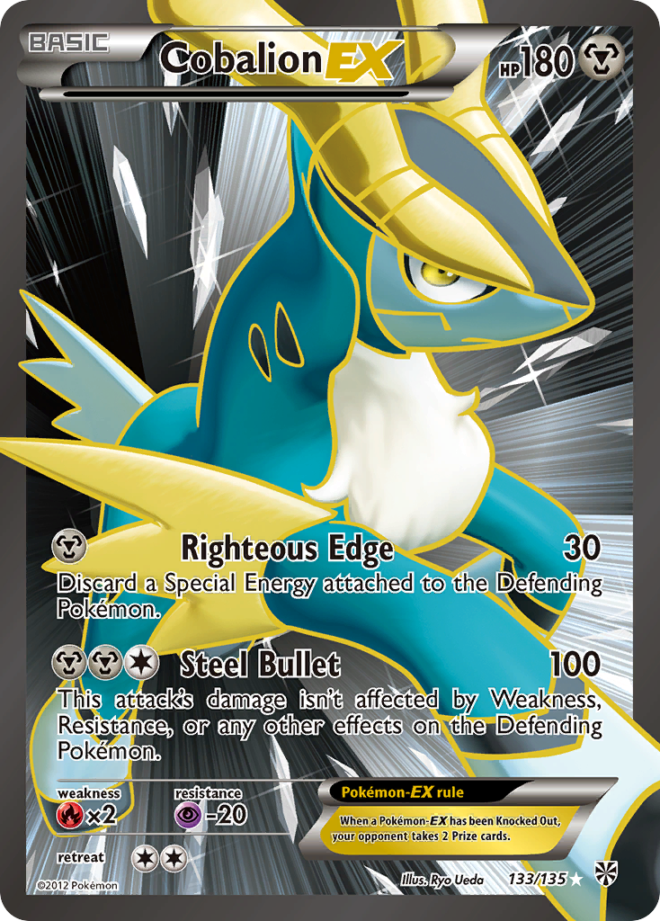 Cobalion EX (133/135) [Blanco y negro: Tormenta de plasma] 