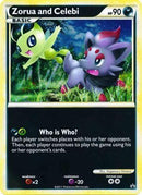 Zorua y Celebi (Tarjeta Jumbo) [Tarjetas varias] 