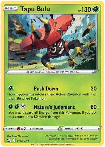 Tapu Bulu (016/163) [Espada y escudo: estilos de batalla] 