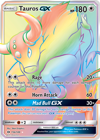 Tauros GX (156/149) [Sol y Luna: Conjunto básico] 
