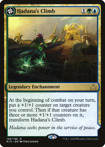 Ascensión de Hadana // Templo Alado de Orazca [Rivales de Ixalan] 
