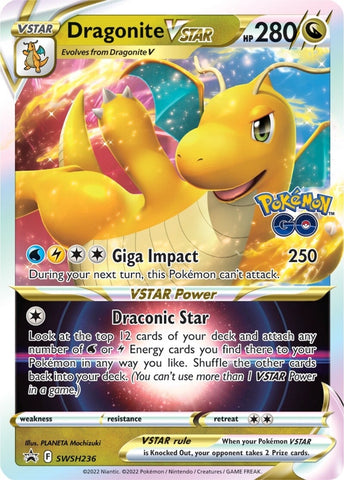 Dragonite VSTAR (SWSH236) [Espada y escudo: Promociones de Black Star] 