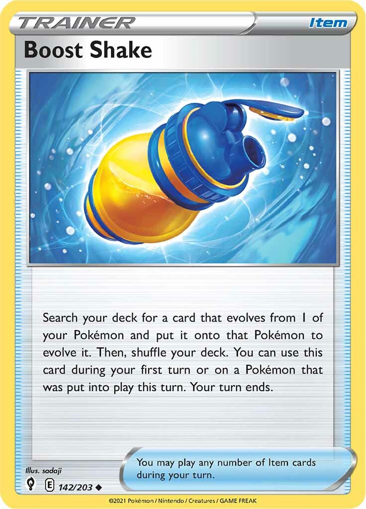 Boost Shake (142/203) [Espada y escudo: cielos en evolución] 