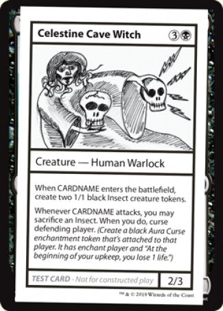 Celestine Cave Witch (Edición 2021) [Tarjetas de prueba de juego Mystery Booster] 