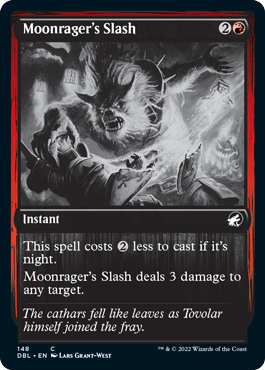 Tajo del furioso lunar [Innistrad: función doble] 