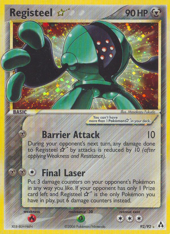 Registeel Star (92/92) [EX: Creador de leyendas] 