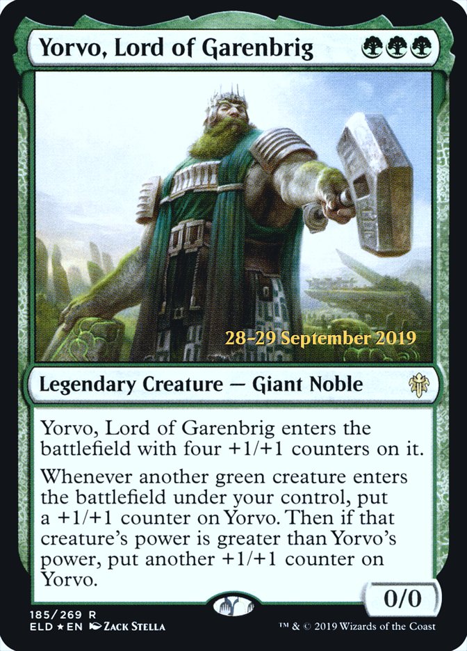Yorvo, Señor de Garenbrig [Promociones de presentación del Trono de Eldraine] 