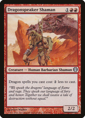 Chamán Habladragones [Mazos de duelo: Caballeros contra Dragones] 