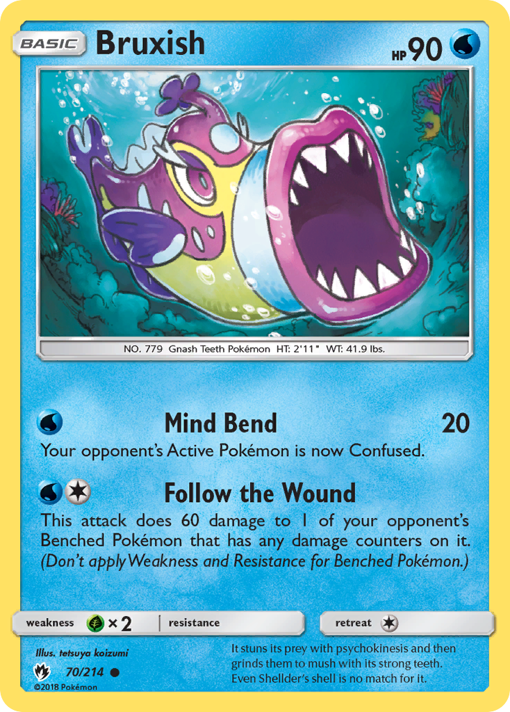 Bruxish (70/214) [Sol y Luna: Trueno perdido] 
