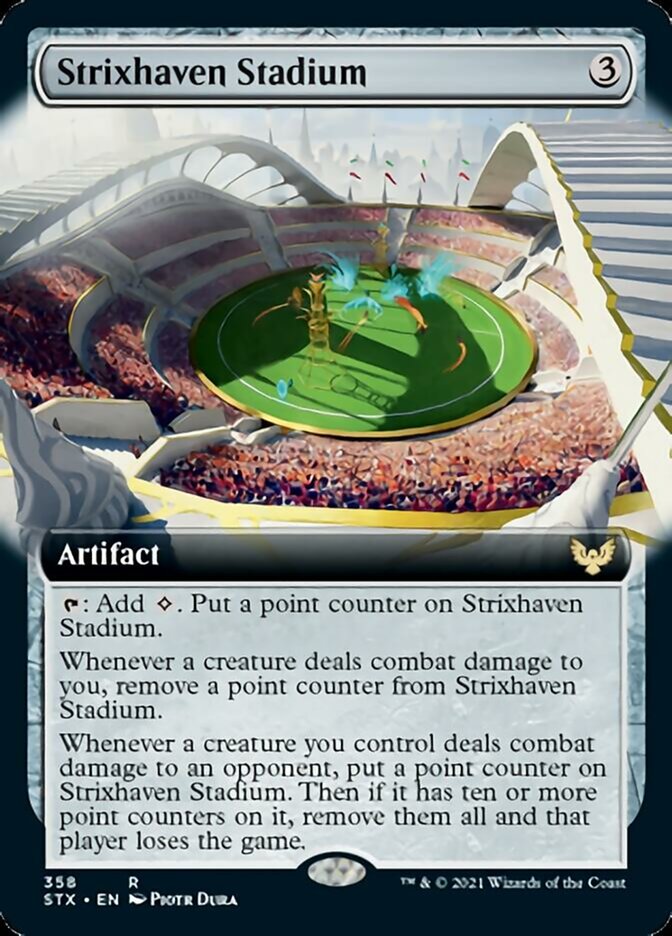 Estadio Strixhaven (Arte extendido) [Strixhaven: Escuela de Magos] 