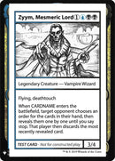 Zyym, Señor Mesmérico [Tarjetas de prueba de juego Mystery Booster] 