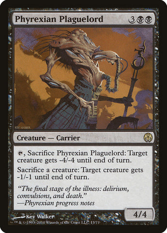 Señor de la plaga pirexiano [Mazos de duelo: Phyrexia contra la Coalición] 