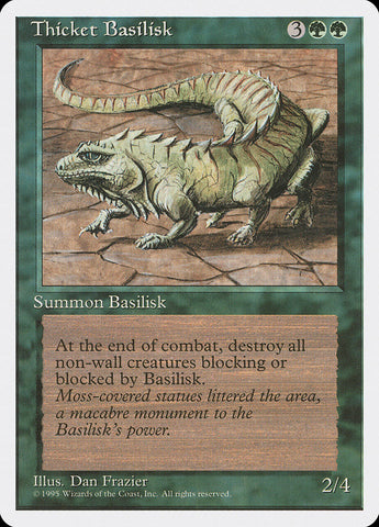 Basilisco de matorral [Cuarta edición] 