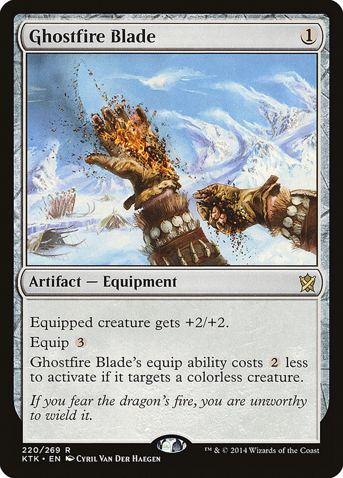 Espada de fuego fantasma [Khans de Tarkir] 