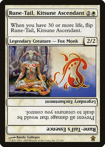 Rune-Tail, Ascendente Kitsune // Esencia de Rune-Tail [Salvadores de Kamigawa] 