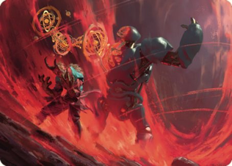 Tarjeta de arte Twinferno [Serie de arte Dominaria United] 