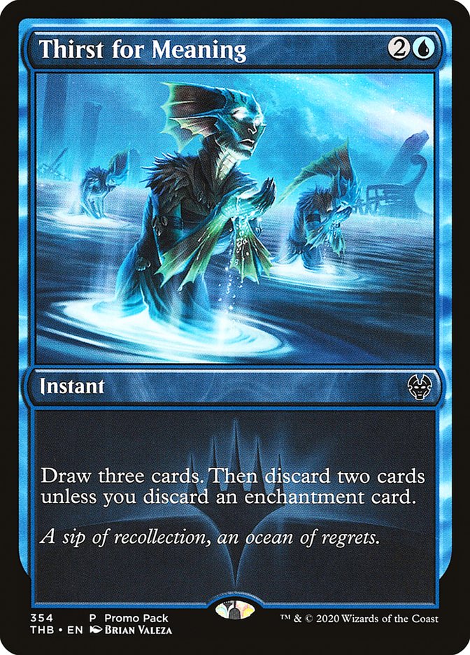 Sed de significado (paquete promocional) [Theros Beyond Death Promos] 