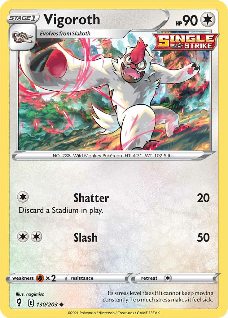 Vigoroth (130/203) [Espada y escudo: cielos en evolución] 