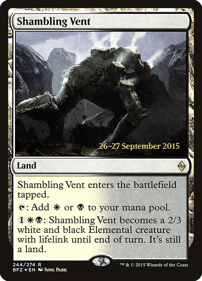 Shambling Vent [Promociones de presentación de Battle for Zendikar] 