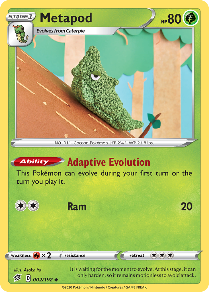 Metapod (002/192) [Espada y escudo: Choque rebelde] 
