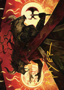 Tarjeta artística del himno de batalla de Hurloon (firma estampada en oro) [Serie de arte Dominaria United] 