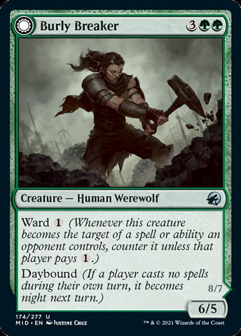 Burly Breaker // Demoledor de tensión terrible [Innistrad: Caza de medianoche] 