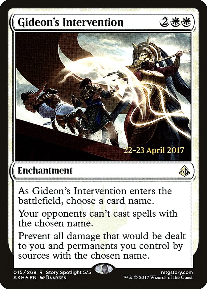 La intervención de Gideon [Promociones de presentación de Amonkhet] 