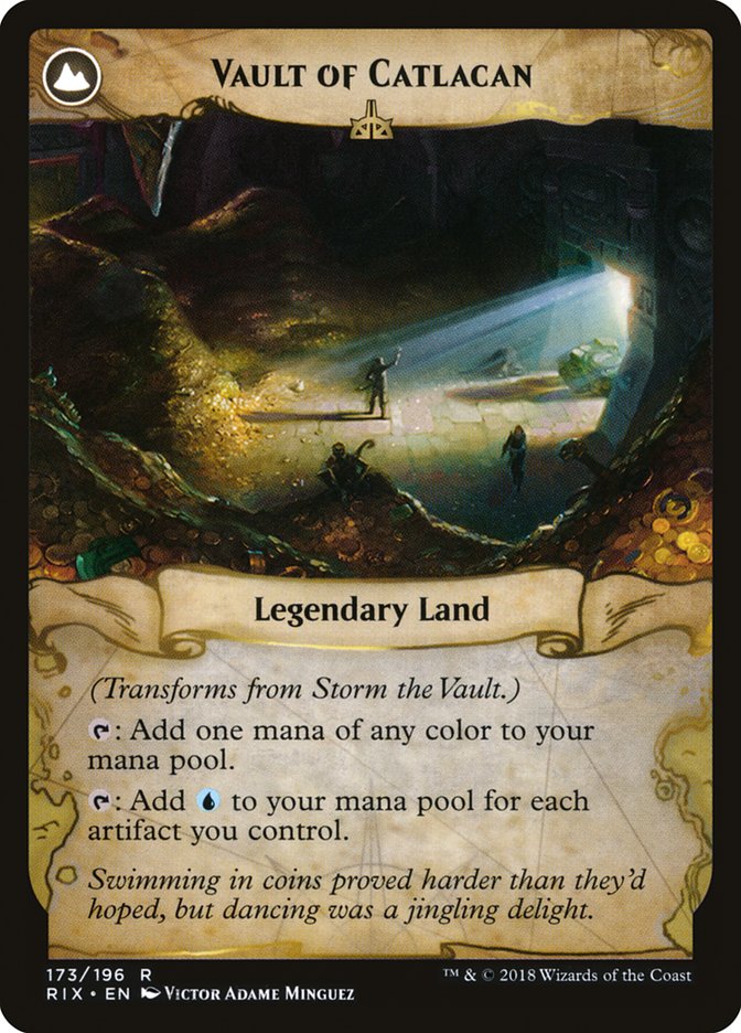 Asalta la Bóveda // Bóveda de Catlacan [Rivales de Ixalan] 