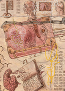 Tarjeta de arte del tomo de Mazemind (firma estampada en oro) [Serie de arte de guerra de los hermanos] 