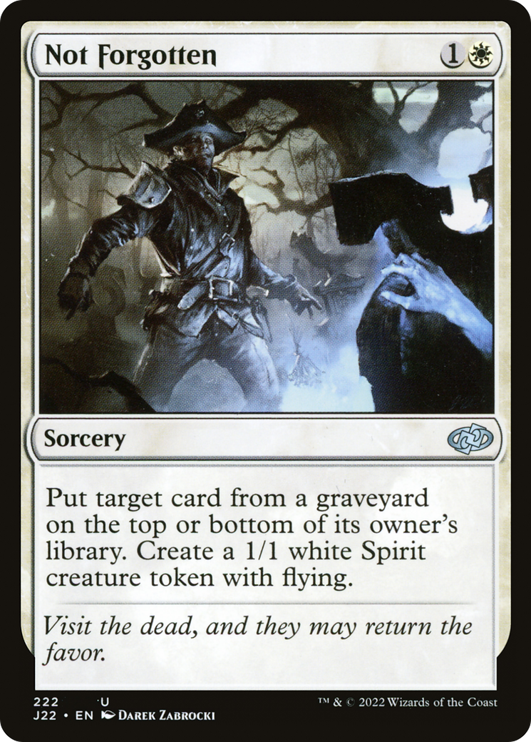 No olvidado [Jumpstart 2022] 
