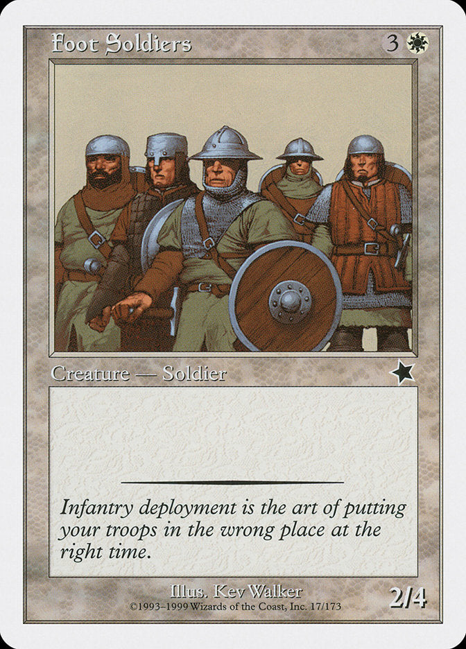 Soldados de infantería [Inicio 1999] 