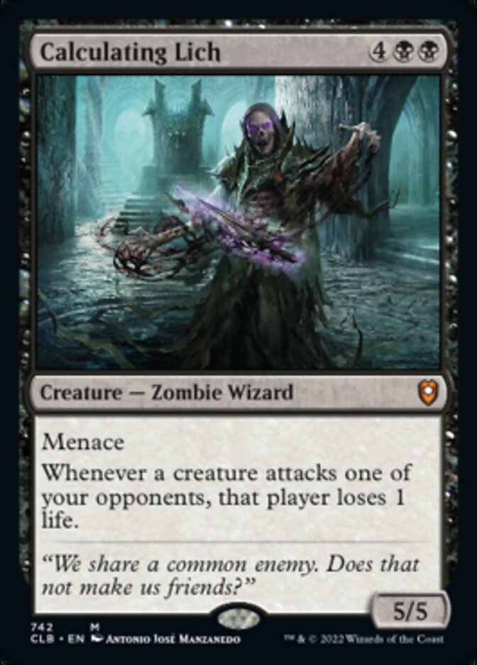 Calculando Lich [Commander Legends: Battle for Baldur's Gate] 