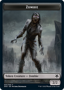 Zombi // Ángel Ficha de doble cara [Noche de juegos: Fichas todos contra todos] 