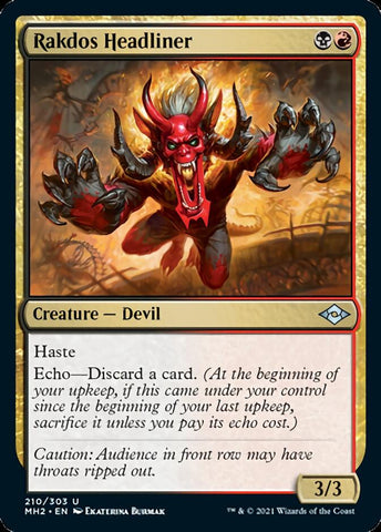 Cabeza de cartel de Rakdos [Horizontes modernos 2] 