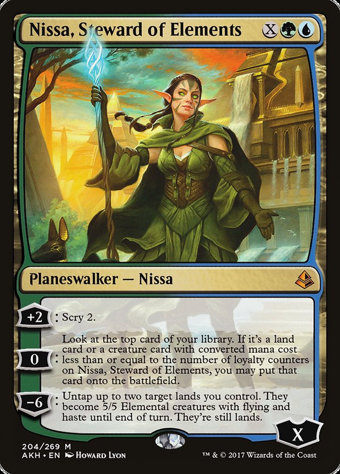 Nissa, administradora de los elementos [Amonkhet] 