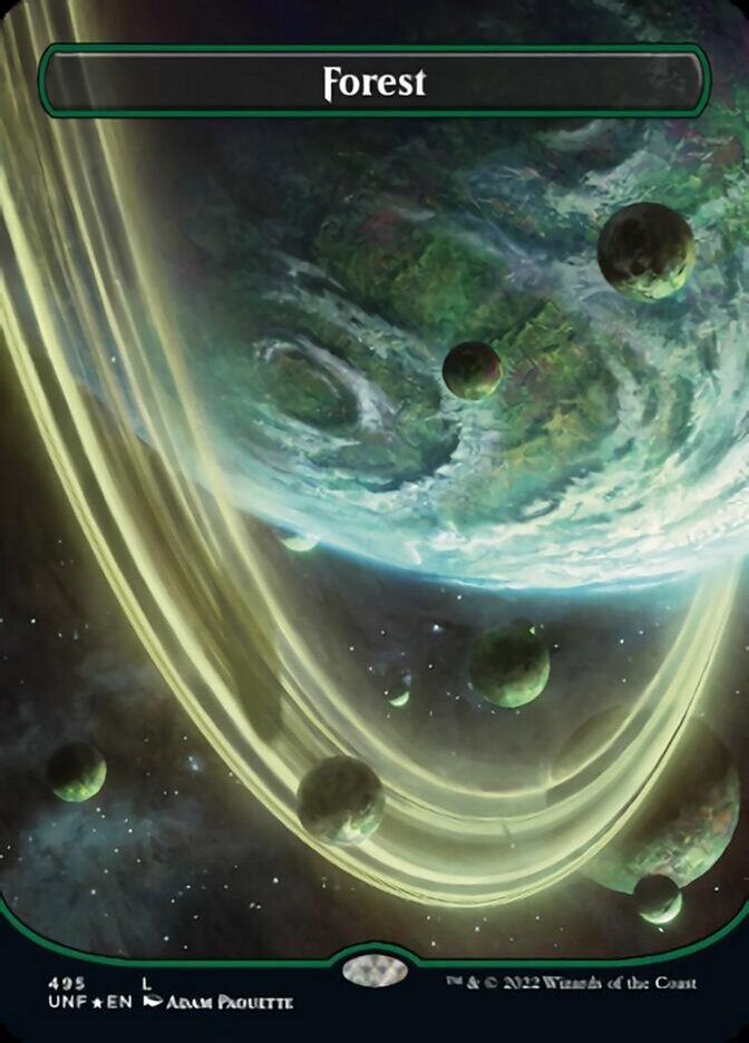 Bosque (495) (Tierra orbital espacial) (Galaxy Foil) [Unfinity] 